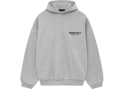 Fear of God Essentials Oversized Fleece Hoodie Light Heather Grey