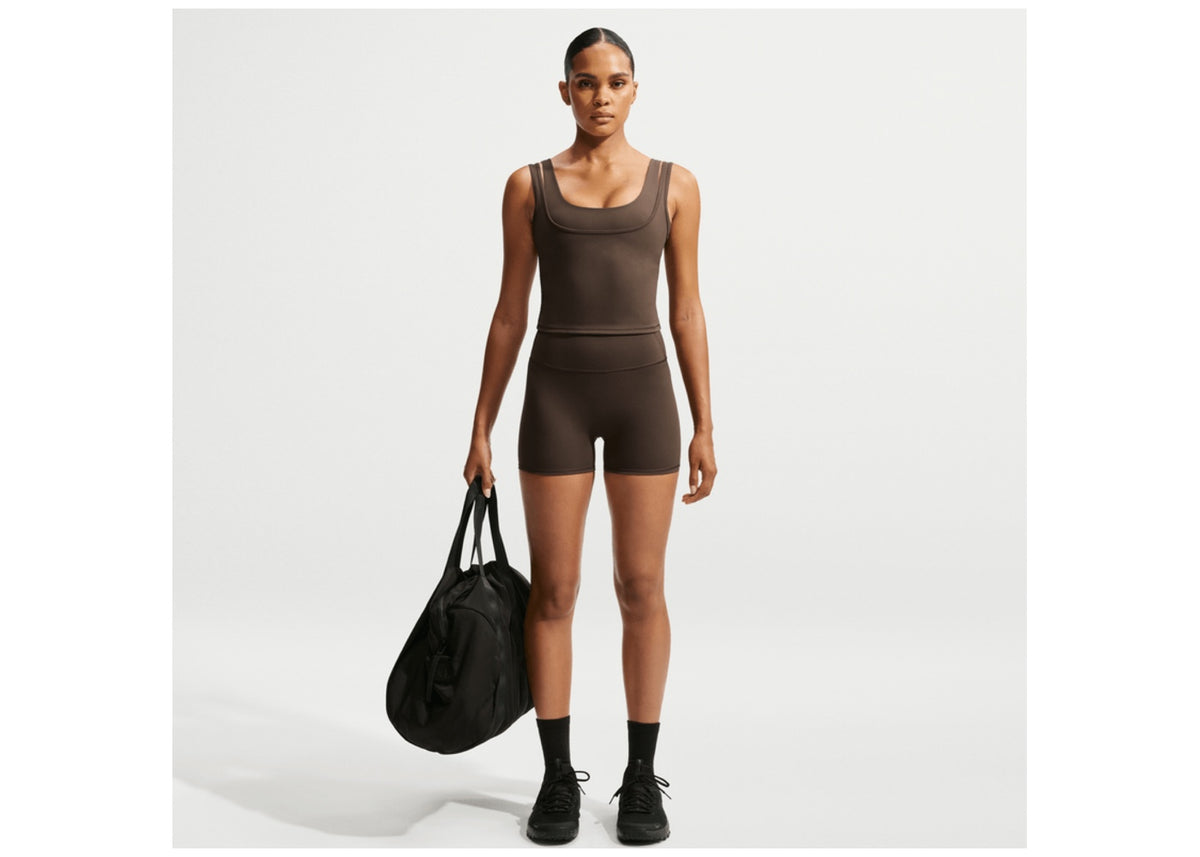 NikeSKIMS Matte Women's High-Waisted 7.5cm (approx.) Shorts NSKM Dark Sepia/NSKM Dark Sepia