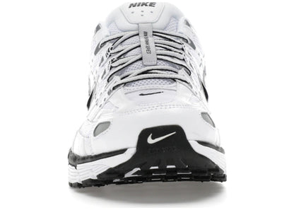 Nike P-6000 White Metallic Silver Black