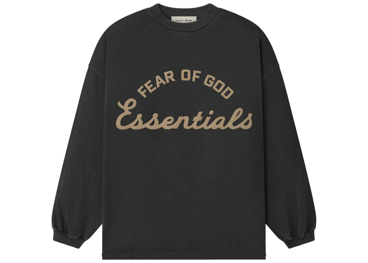 Fear of God Essentials 90's Long-Sleeve Tee Faded Iron Grey