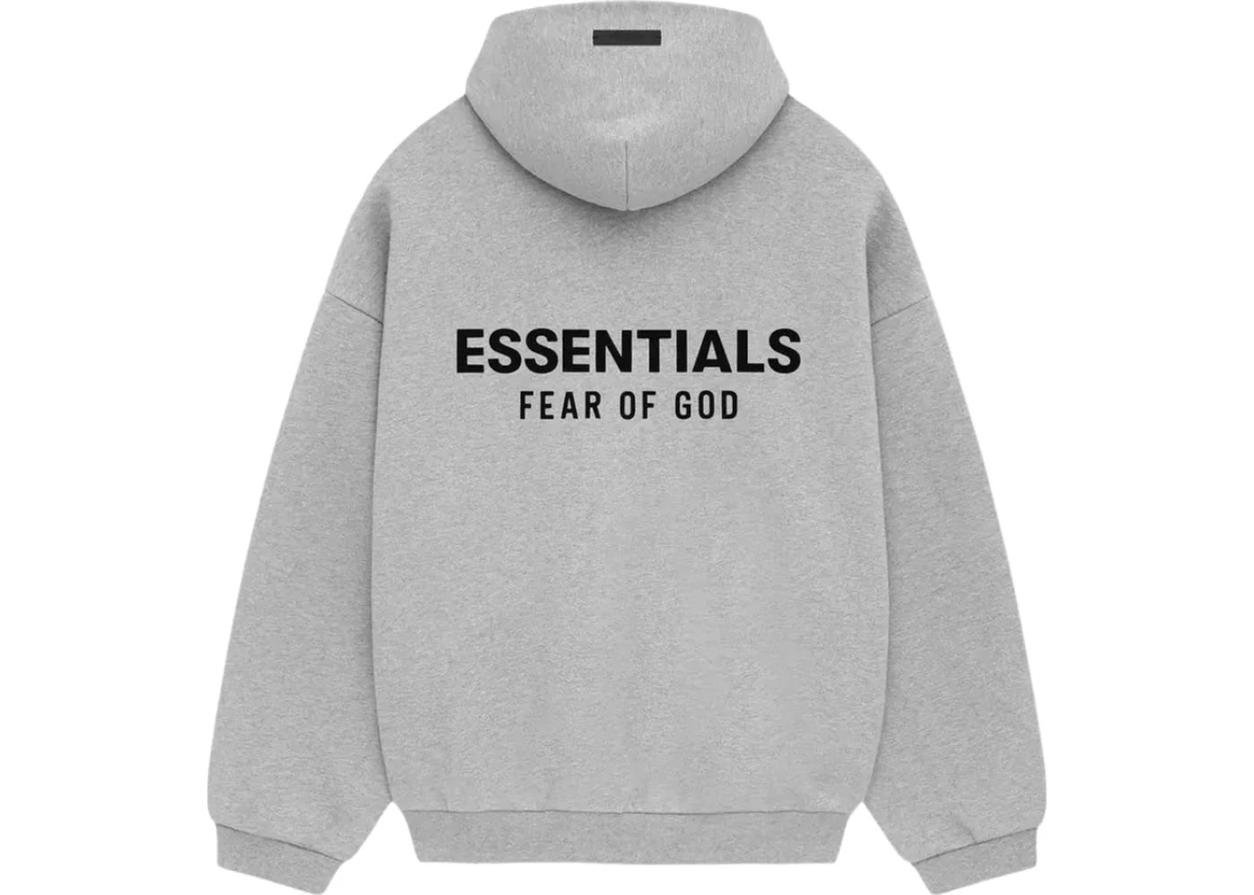 Fear of God Essentials Oversized Fleece Hoodie Light Heather Grey