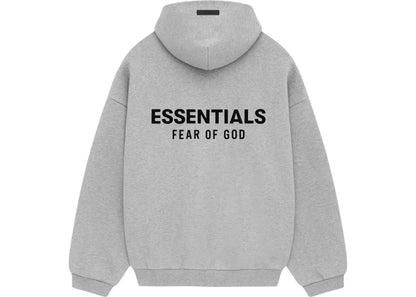 Fear of God Essentials Oversized Fleece Hoodie Light Heather Grey