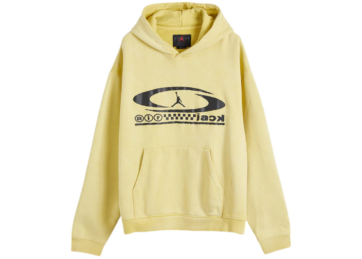 Jordan Travis Scott Pullover Hoodie Celery Yellow