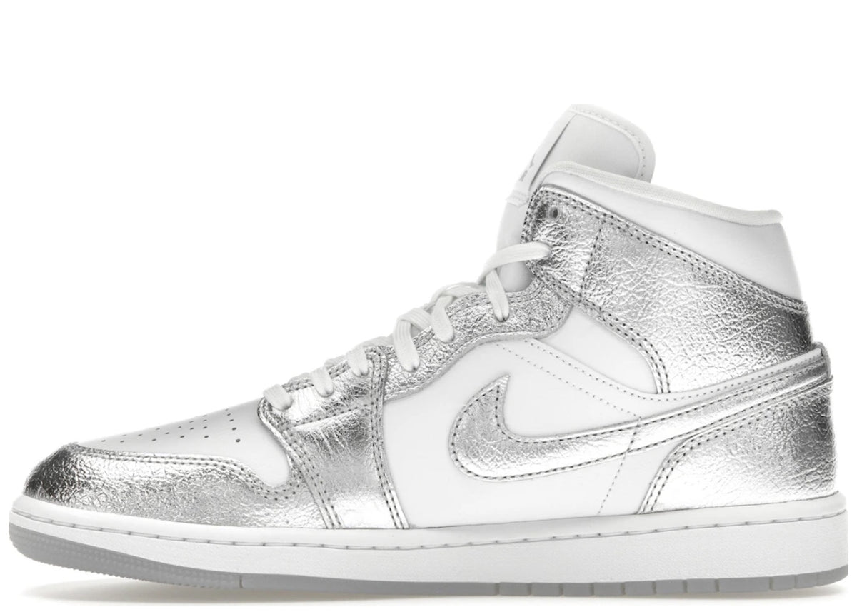 Jordan 1 Mid SE Metallic Silver (Women's)