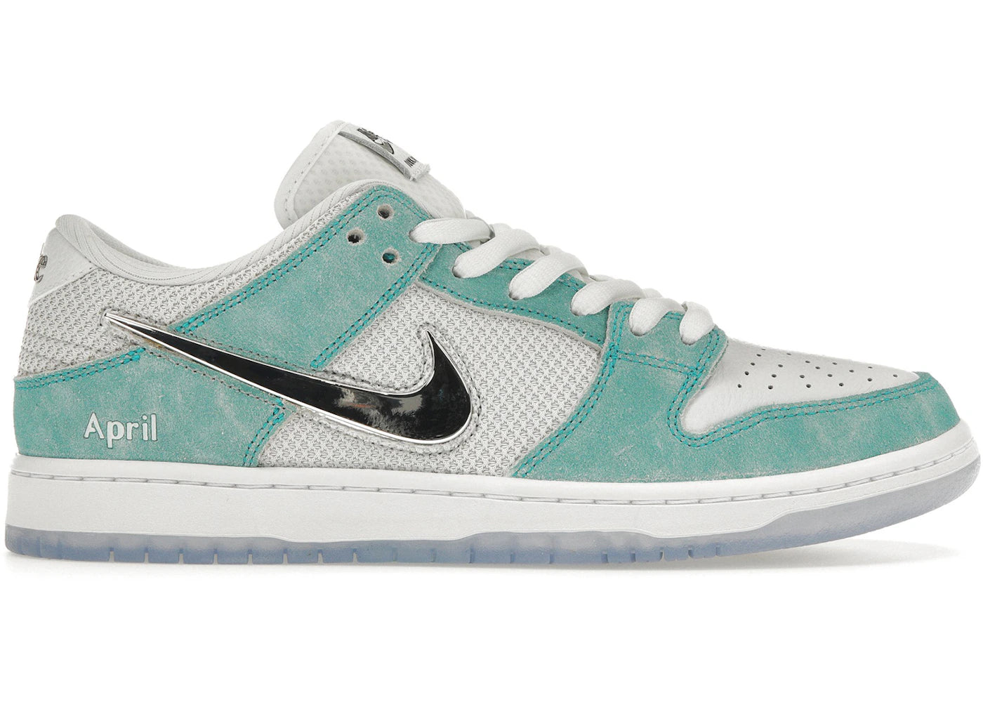 Nike SB Dunk Low April Skateboards Teal White