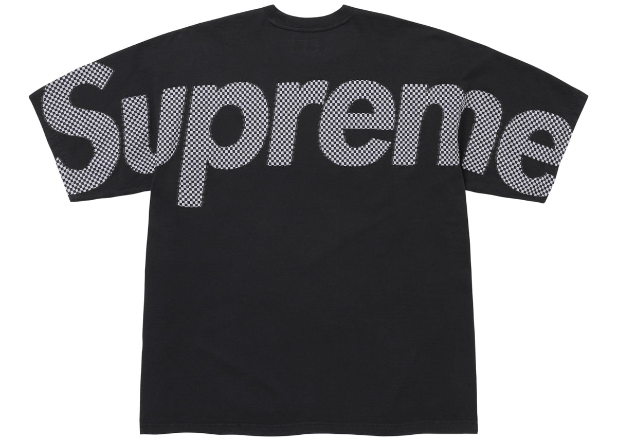 Supreme Checkerboard Intarsia S/S Top Black