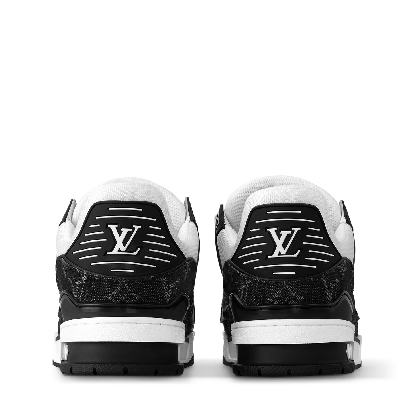 Louis Vuitton LV Trainer Denim Monogram Black