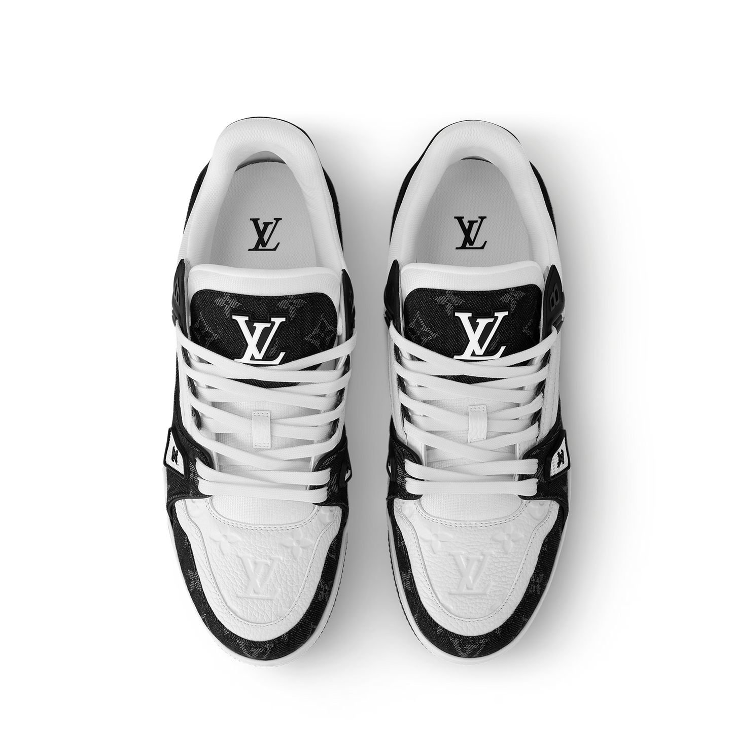 Louis Vuitton LV Trainer Denim Monogram Black