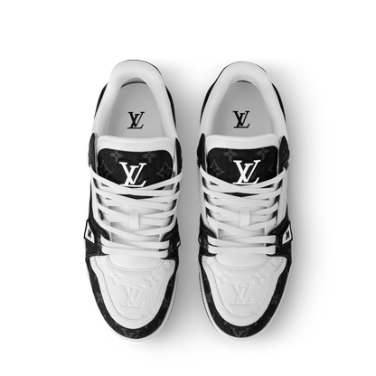 Louis Vuitton LV Trainer Denim Monogram Black