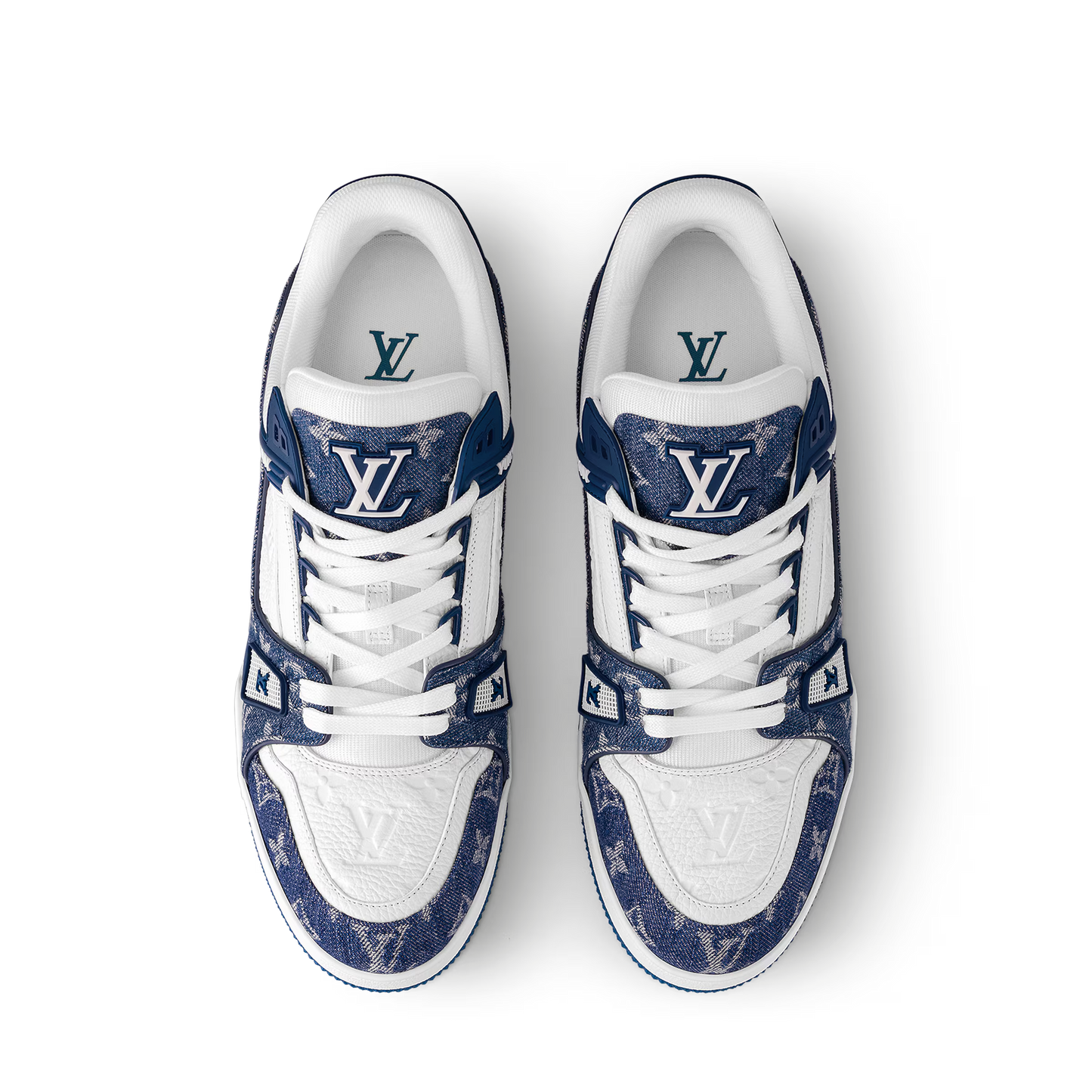 Louis Vuitton LV Trainer Denim Monogram Blue