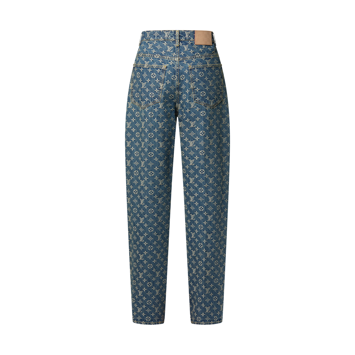 Louis Vuitton Monogram Denim Tailored Pants Indigo
