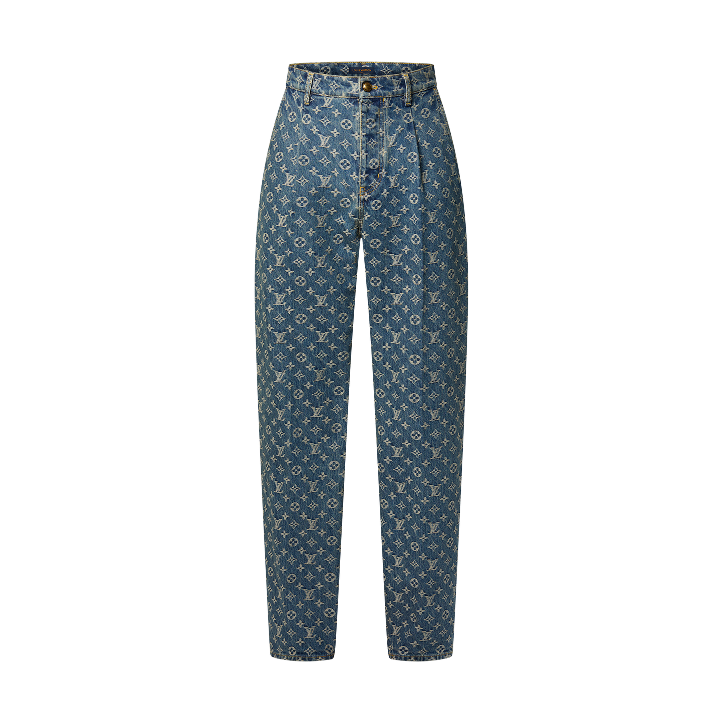 Louis Vuitton Monogram Denim Tailored Pants Indigo