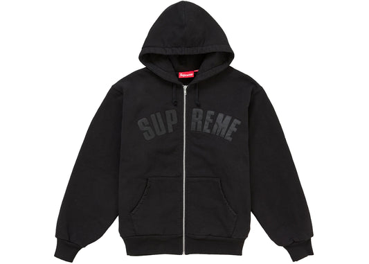 Supreme Arc Thermal Lined Zip Up Hooded Sweatshirt (FW26) Black
