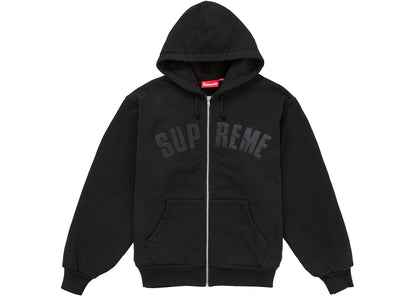 Supreme Arc Thermal Lined Zip Up Hooded Sweatshirt (FW26) Black