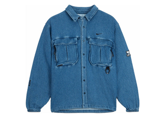 Nike x NOCTA Opal Lily Pad Denim Shirt Blue Denim