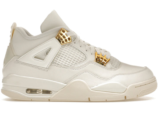 Air Jordan 4 Retro Sail Metallic Gold (Womens)