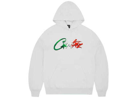 Corteiz Allstarz Italia Hoodie White