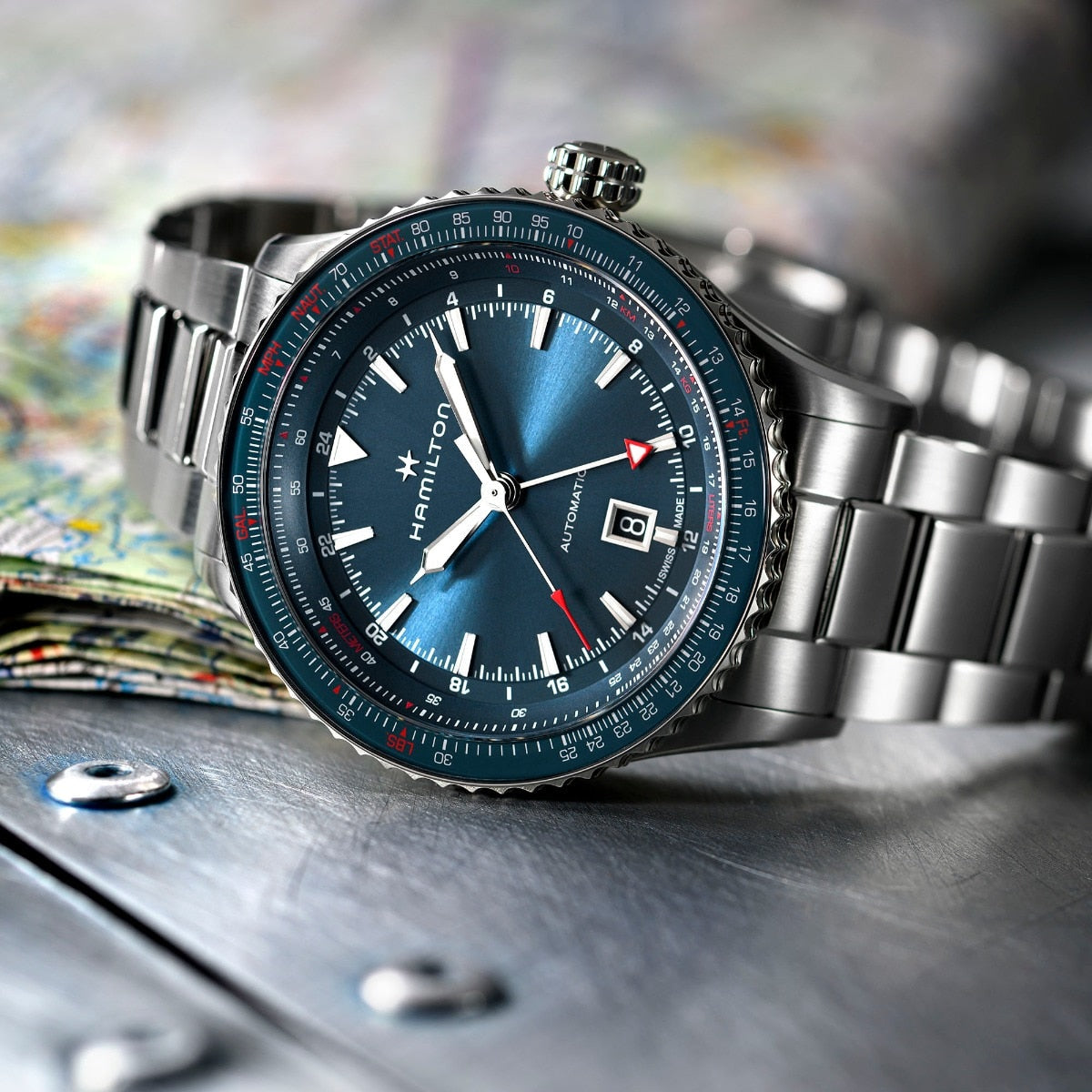 Hamilton Khaki Aviation Converter Auto GMT | H76715140