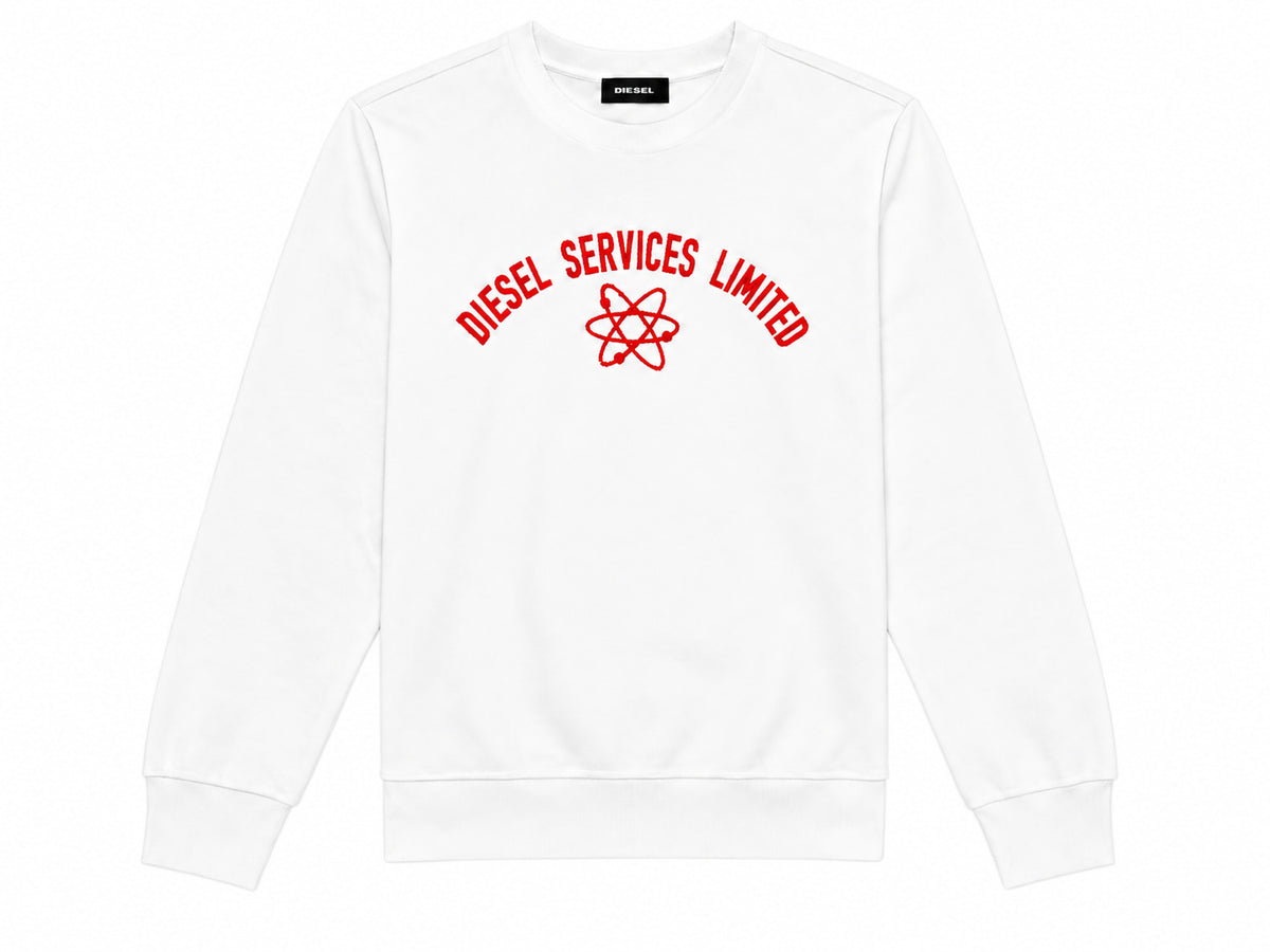 Diesel S-GINN-C3 Services Limited Sweatshirt White