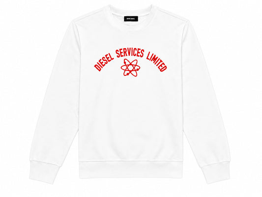 Diesel S-GINN-C3 Services Limited Sweatshirt White
