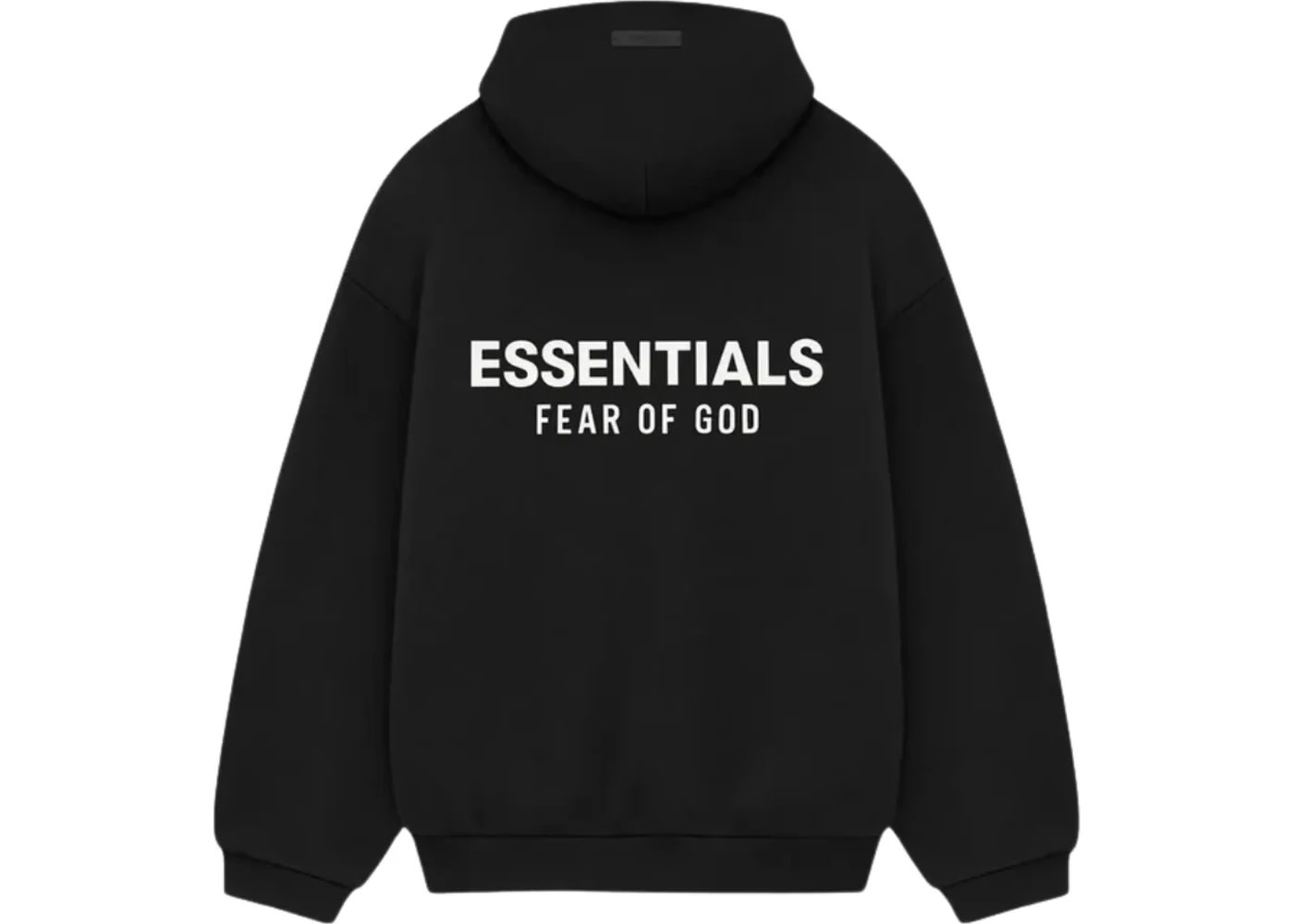 Fear of God Essentials Oversized Fleece Hoodie Black