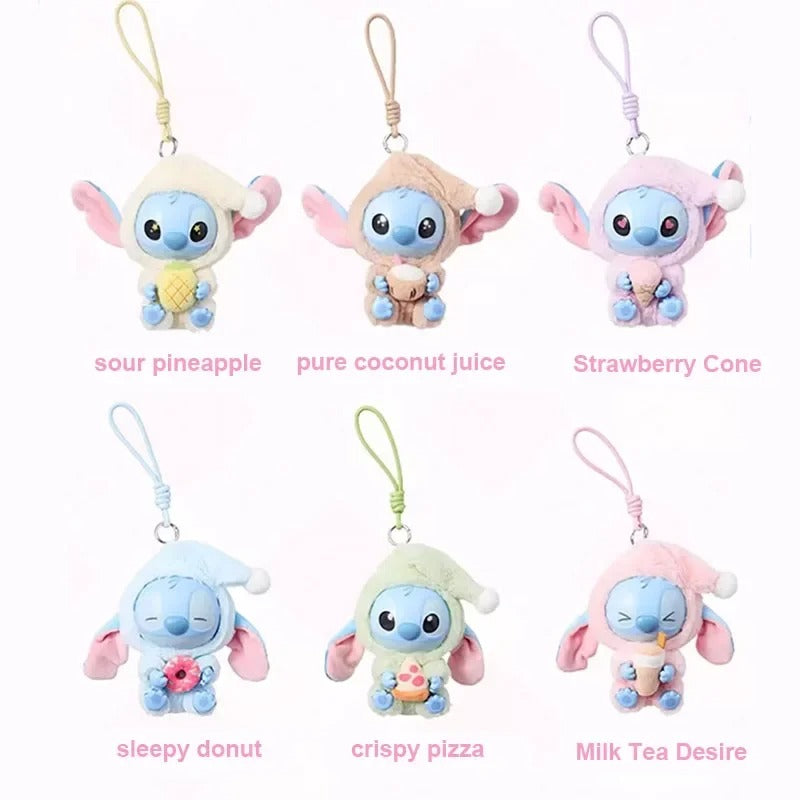 Disney Stitch - Eat Something Before Sleep Series Vinly Plush Dolls, Blind Box