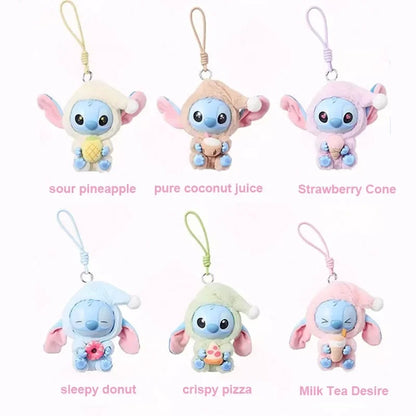 Disney Stitch - Eat Something Before Sleep Series Vinly Plush Dolls, Blind Box