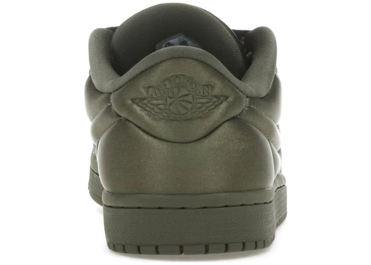 Jordan 1 Low Method of Make Satin Medium Olive (Women's)