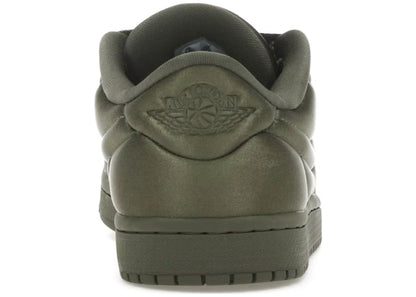 Jordan 1 Low Method of Make Satin Medium Olive (Women's)