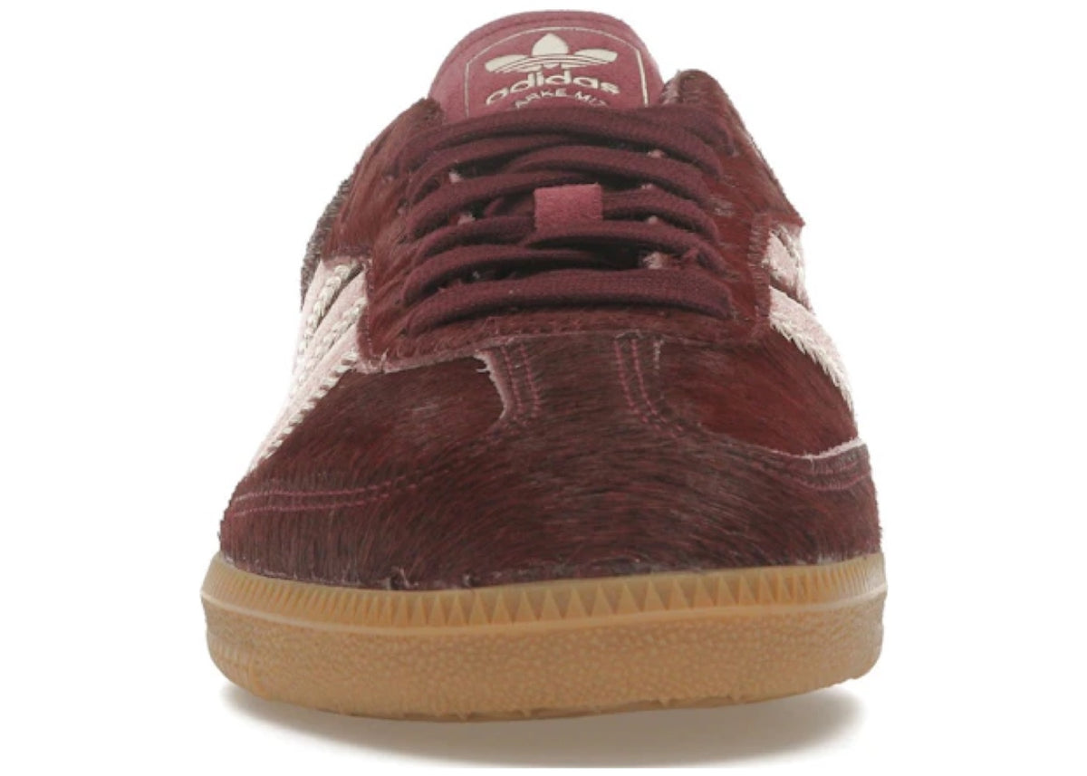 adidas Samba OG Maroon Sand Strata Pony (Women's)