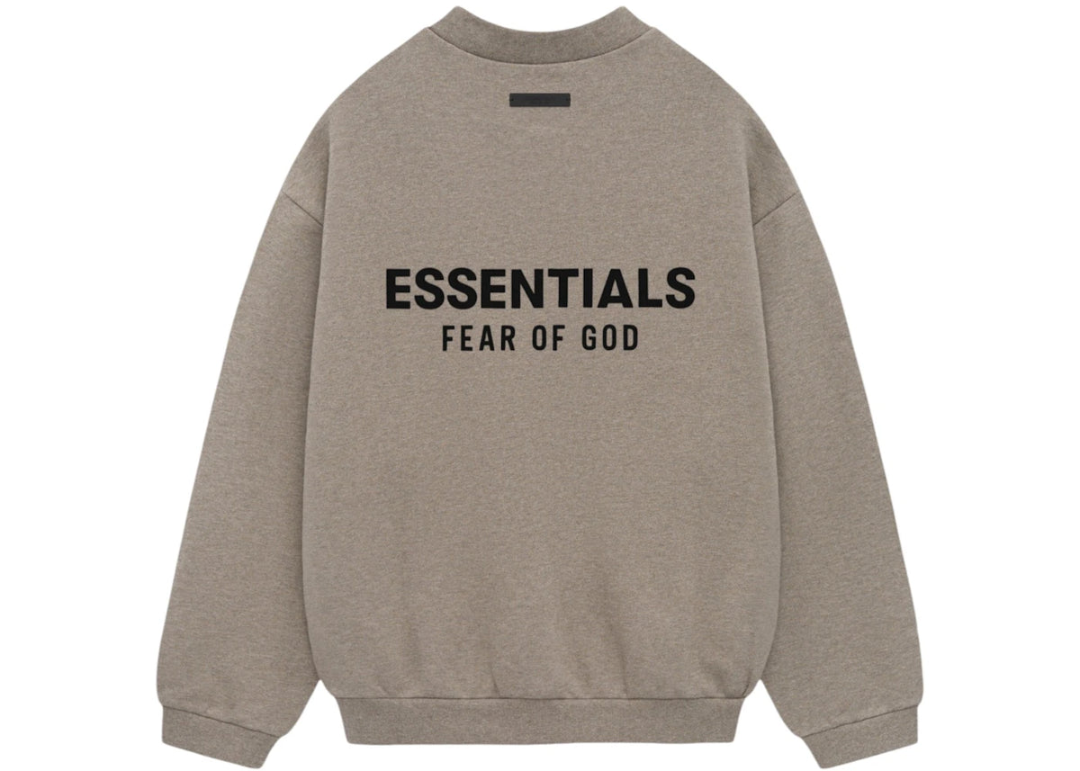 Fear of God Essentials Fleece Crewneck (FW24) Heather Grey