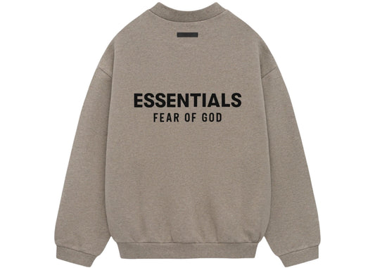Fear of God Essentials Fleece Crewneck (FW24) Heather Grey