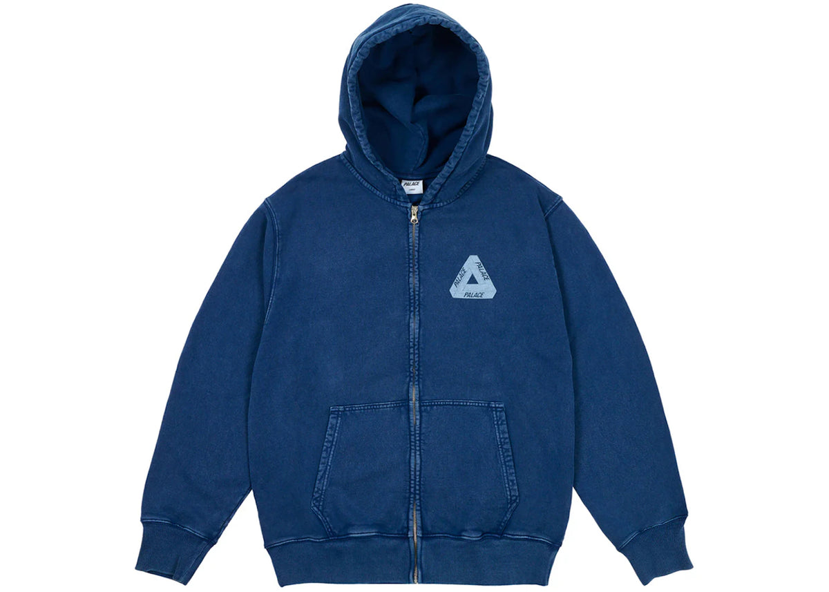 Palace Pigment Wash Tri-Ferg Hood Navy