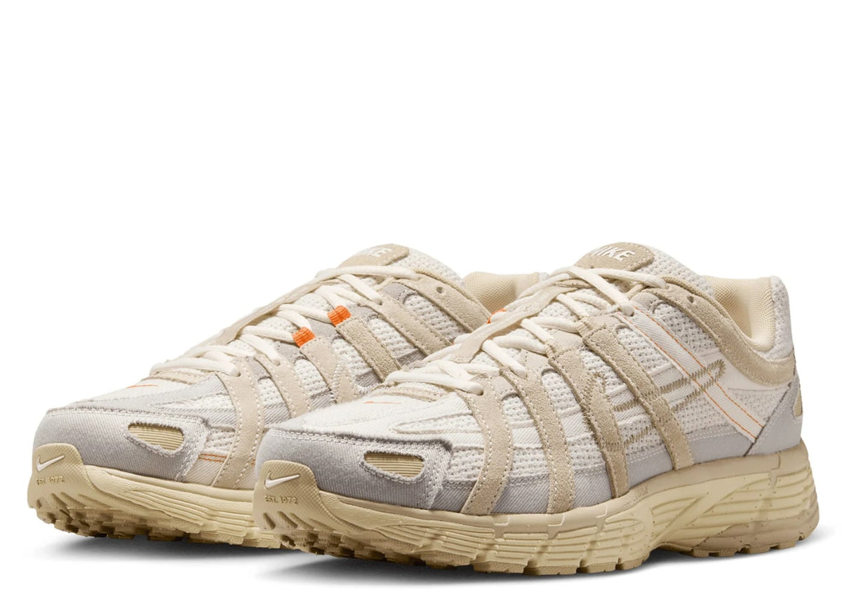 Nike P-6000 College Grey Khaki Safety Orange