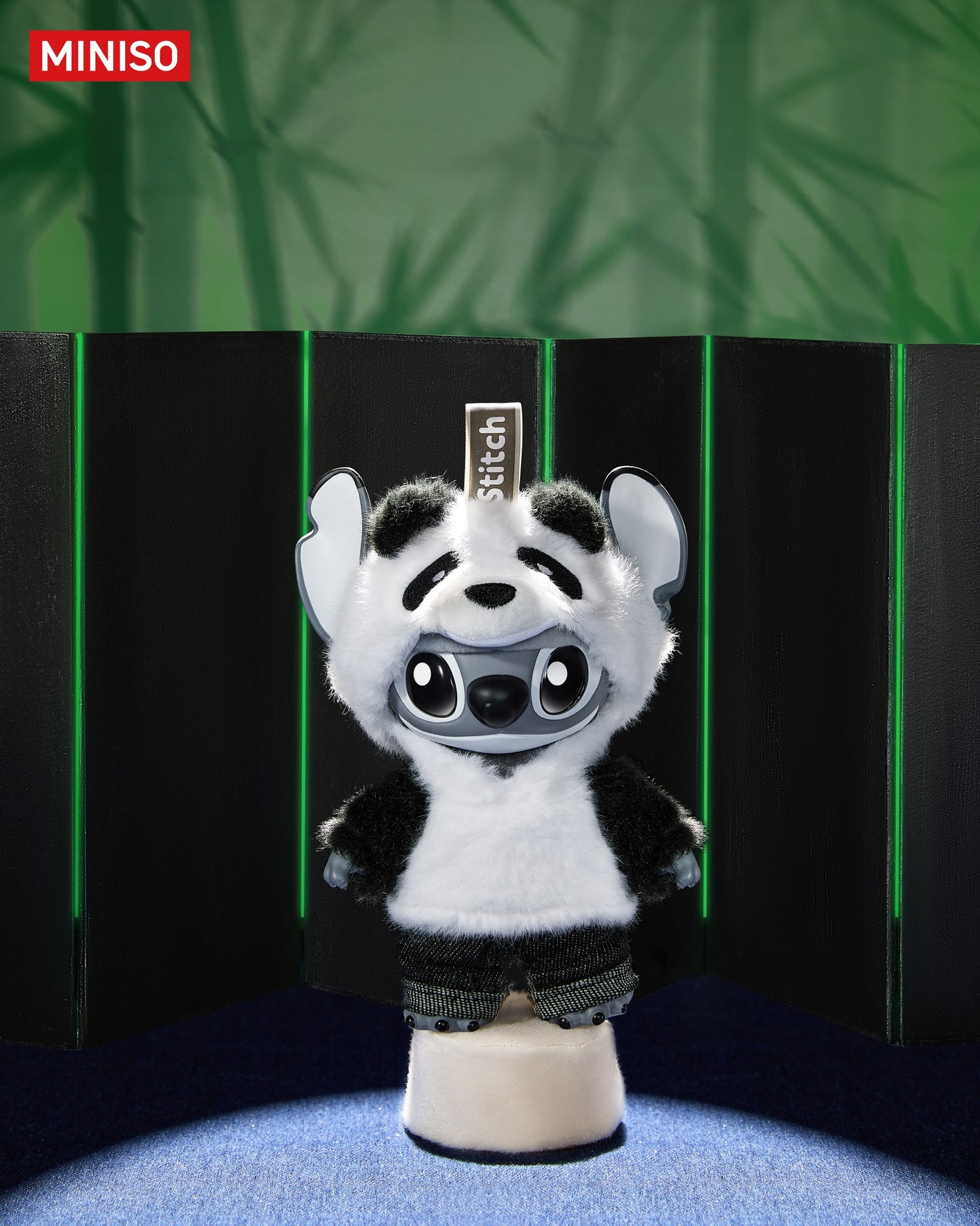 Miniso Disney Stitch Panda Vinyl Plush (China Exclusive)