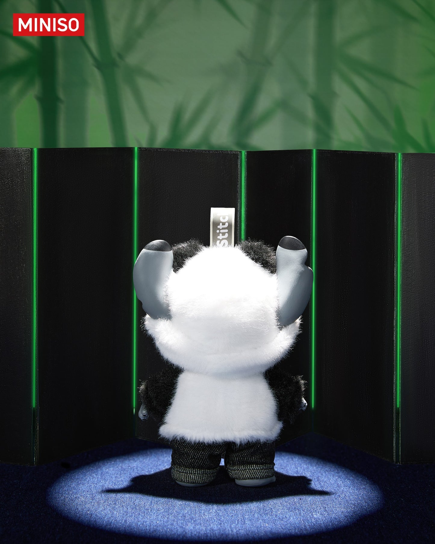 Miniso Disney Stitch Panda Vinyl Plush (China Exclusive)