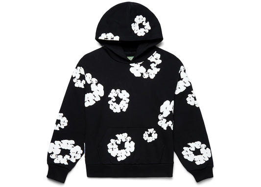 Denim Tears The Cotton Wreath Hoodie Black
