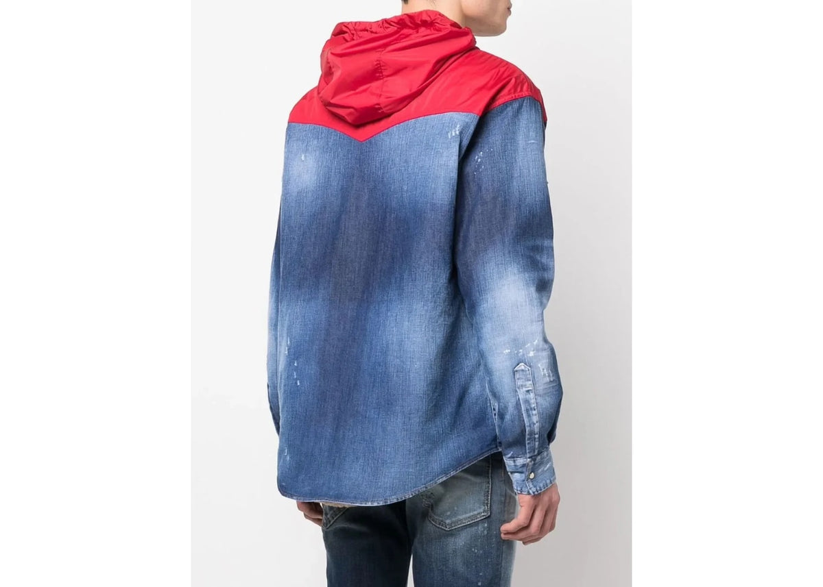 Dsquared2 Hybrid Denim Jacket Blue