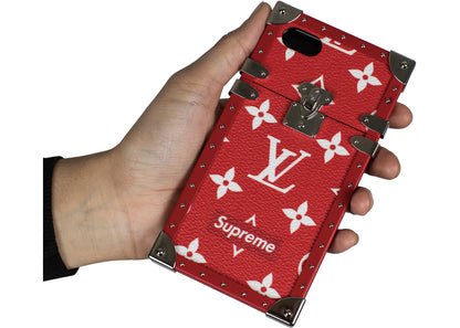 Louis Vuitton Supreme iPhone 7 Eye Trunk Red