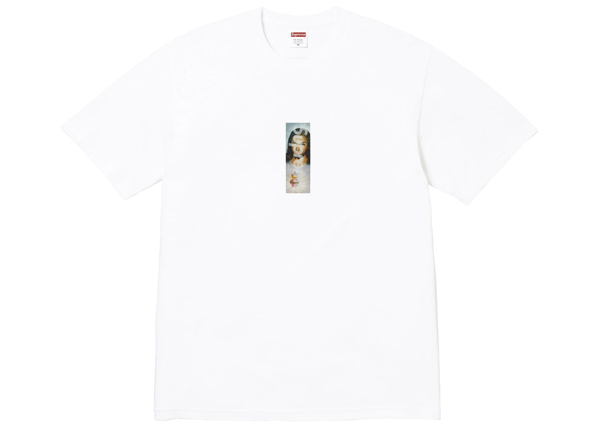 Supreme Prayer Card Box Logo Tee White