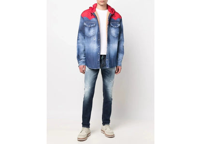 Dsquared2 Hybrid Denim Jacket Blue
