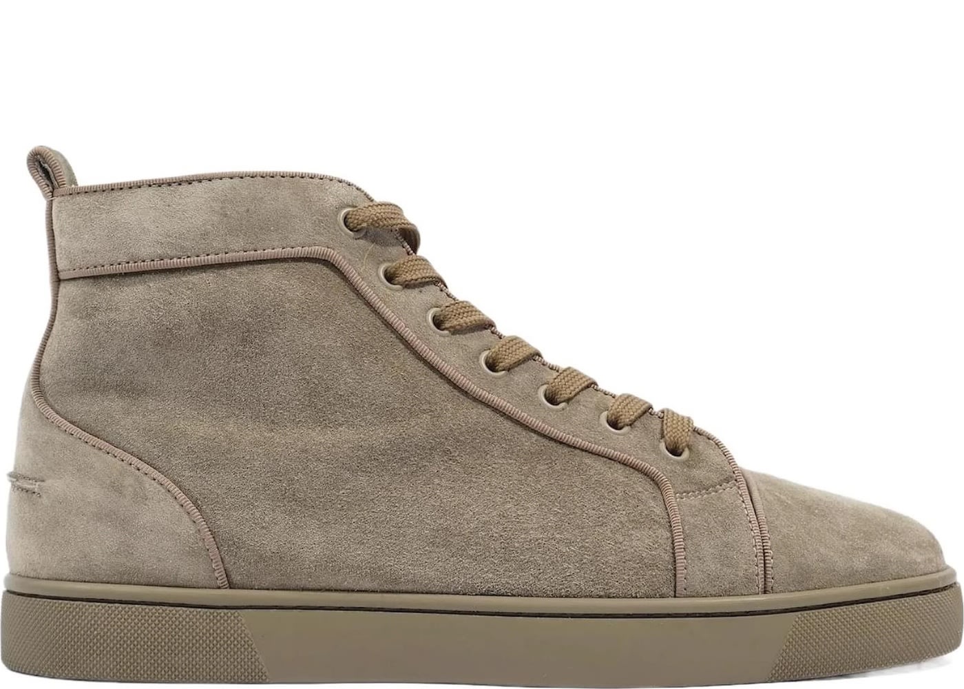 Christian Louboutin Louis Orlato Flat Khaki Suede