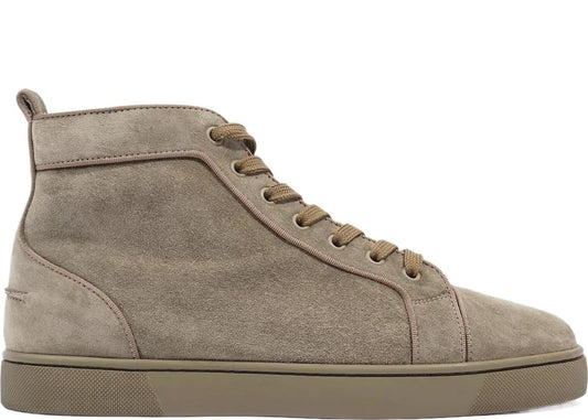 Christian Louboutin Louis Orlato Flat Khaki Suede