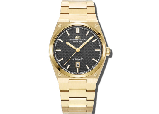 Christophe Duchamp Attitude Auto - Black Dial & 316L Stainless Steel Strap CD8801-04