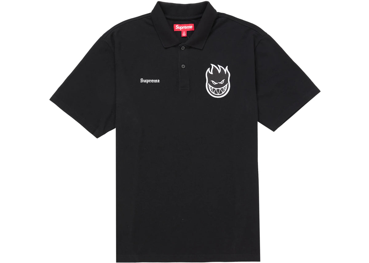 Supreme Spitfire Polo Shirt Black