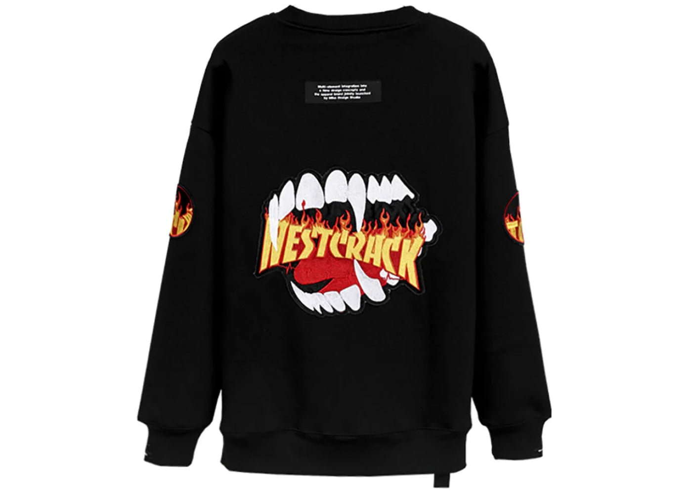 Mod Wave Movement MWM Nestcrack Crewneck Black