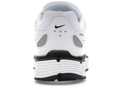 Nike P-6000 White Metallic Silver Black