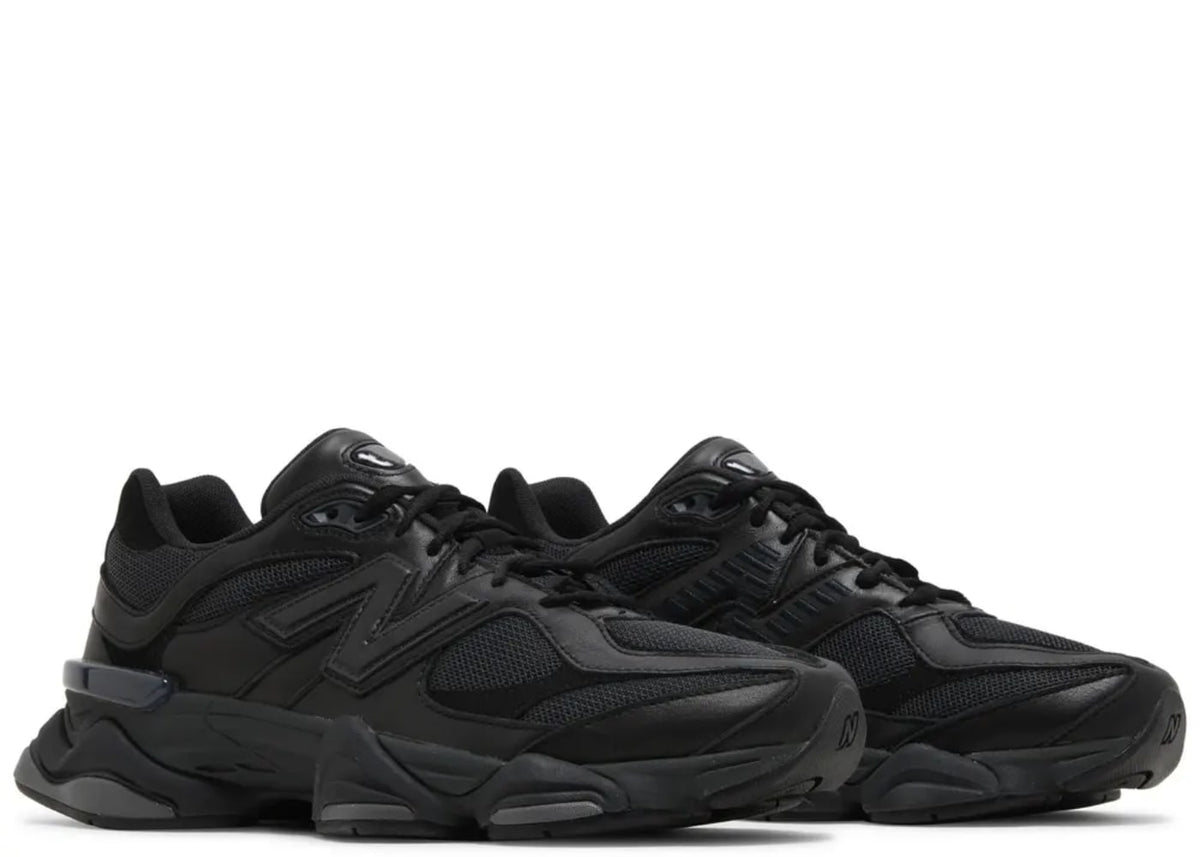 New Balance 9060 Triple Black Leather