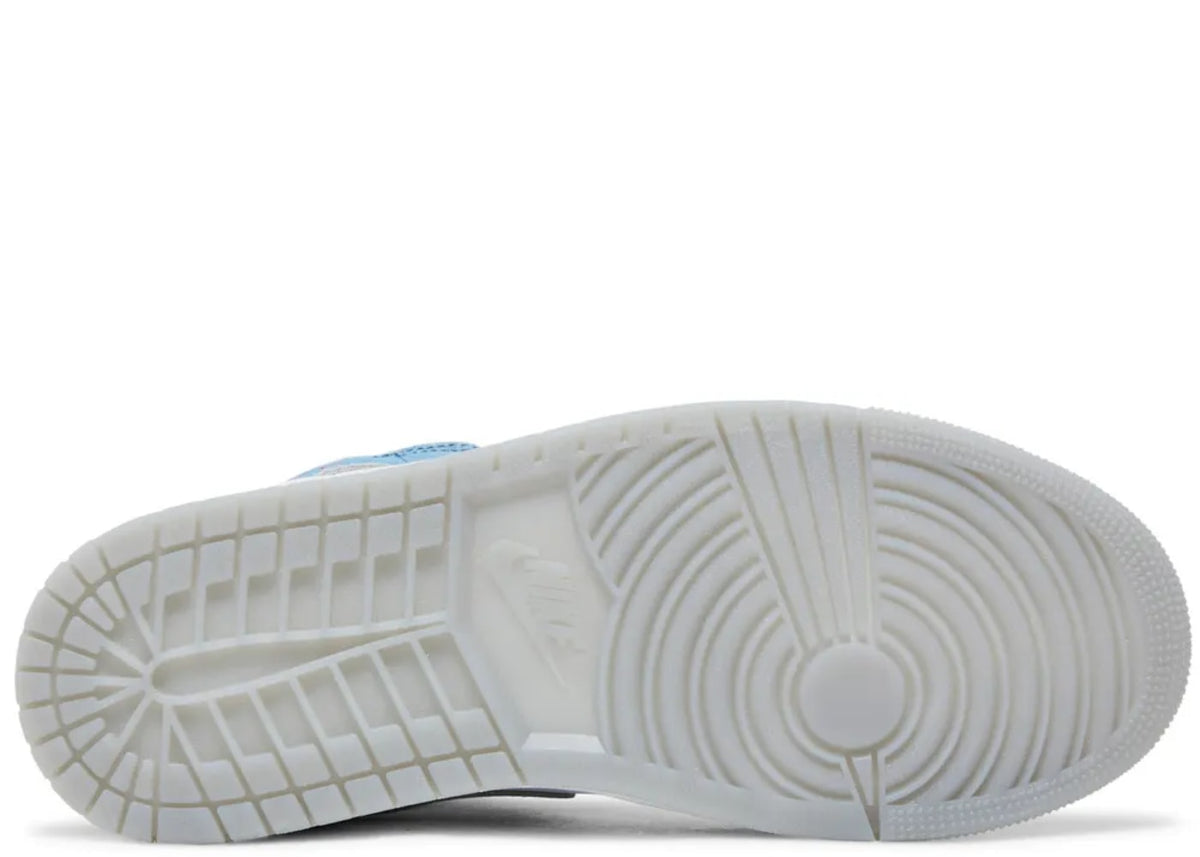 Air Jordan 1 Mid French Blue Fire Red