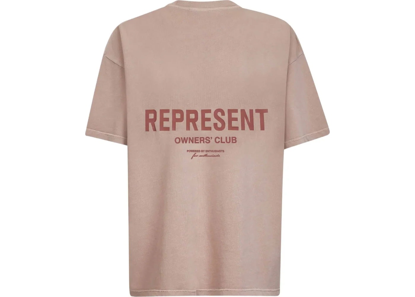 Represent Owners Club Logo Oversized T-Shirt Light Pink
